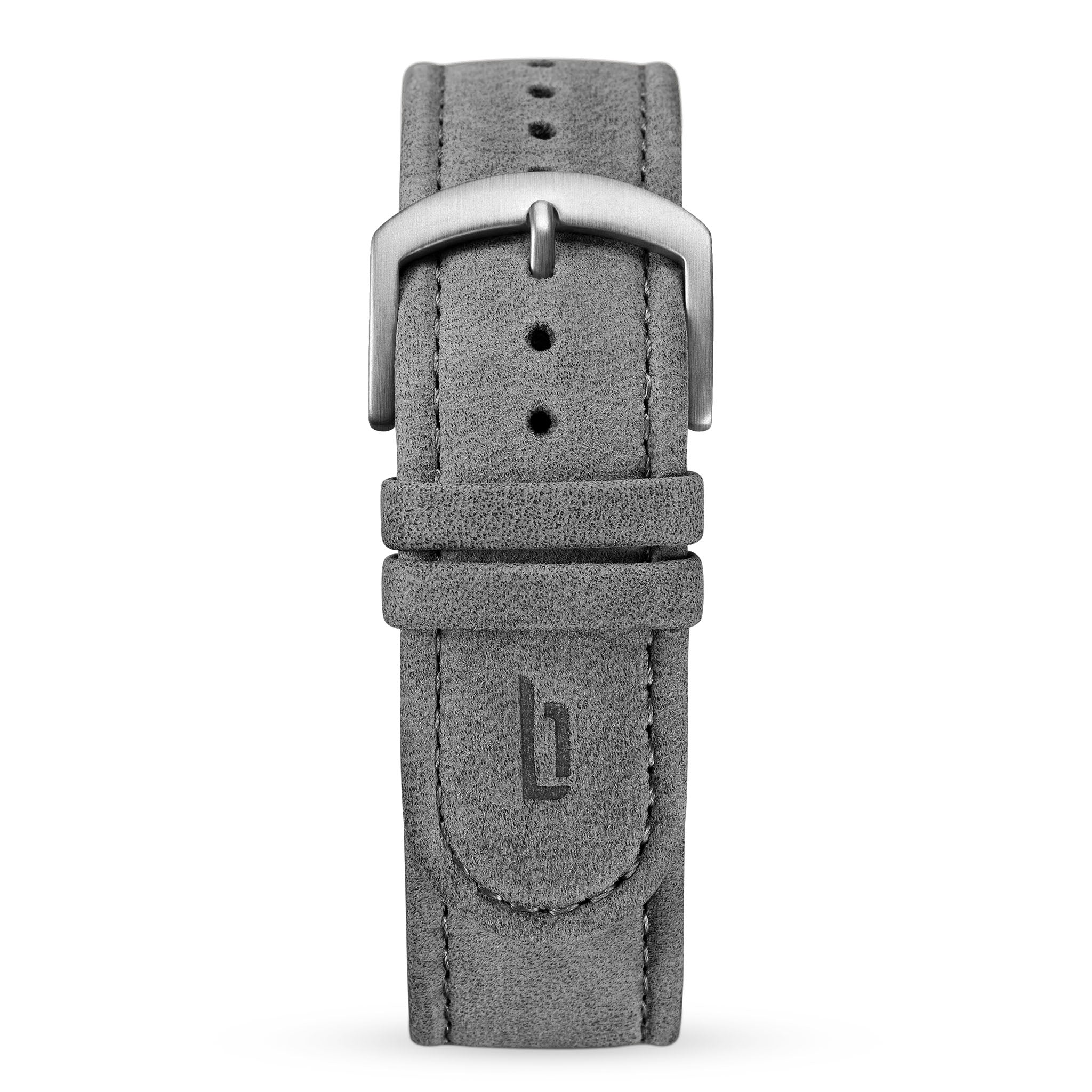 Leather Gray Brushed - Lilienthal Berlin