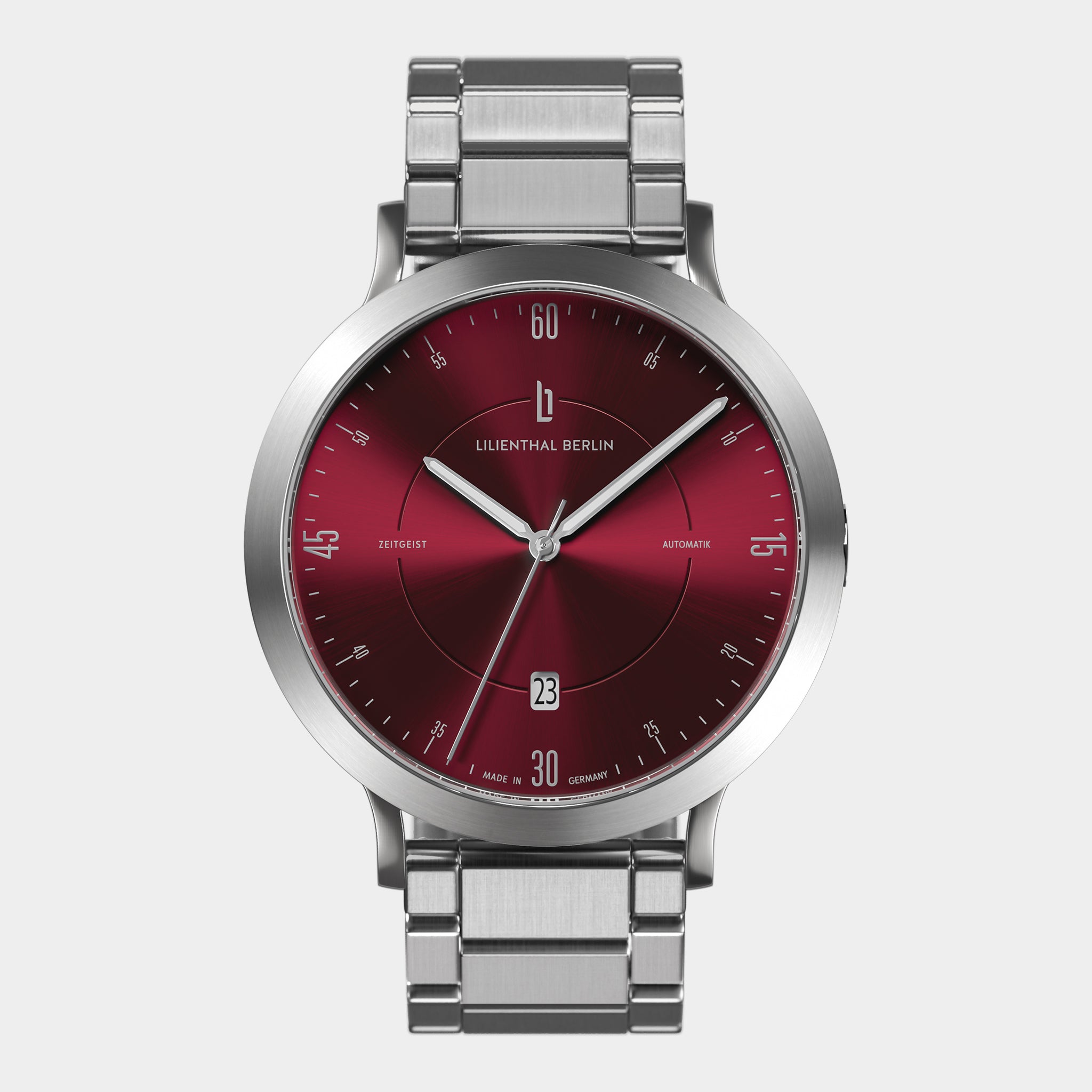 Zeitgeist Automatik Silver Bordeaux - Lilienthal Berlin
