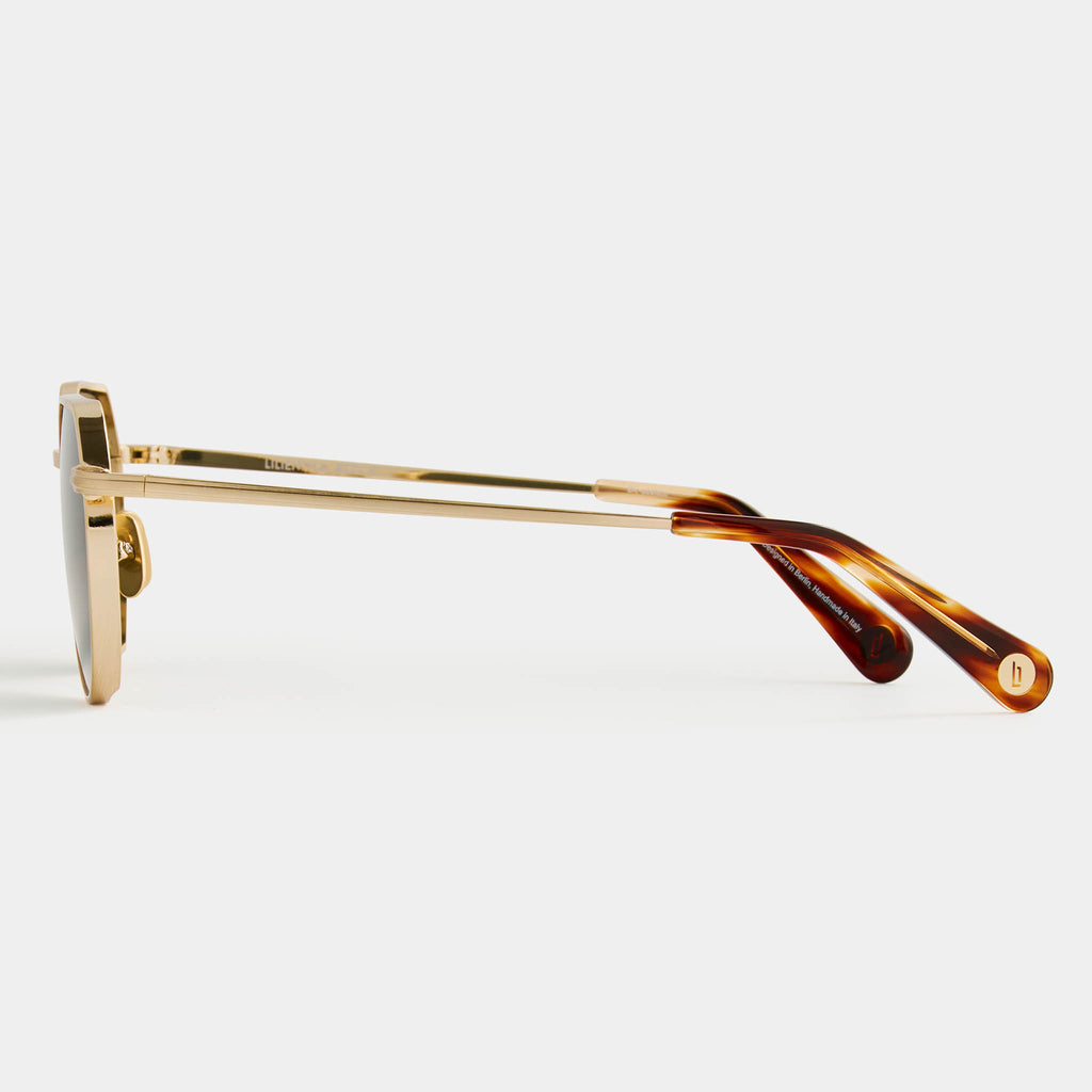 Nu Jazz – Brushed Gold Tortoise / Green