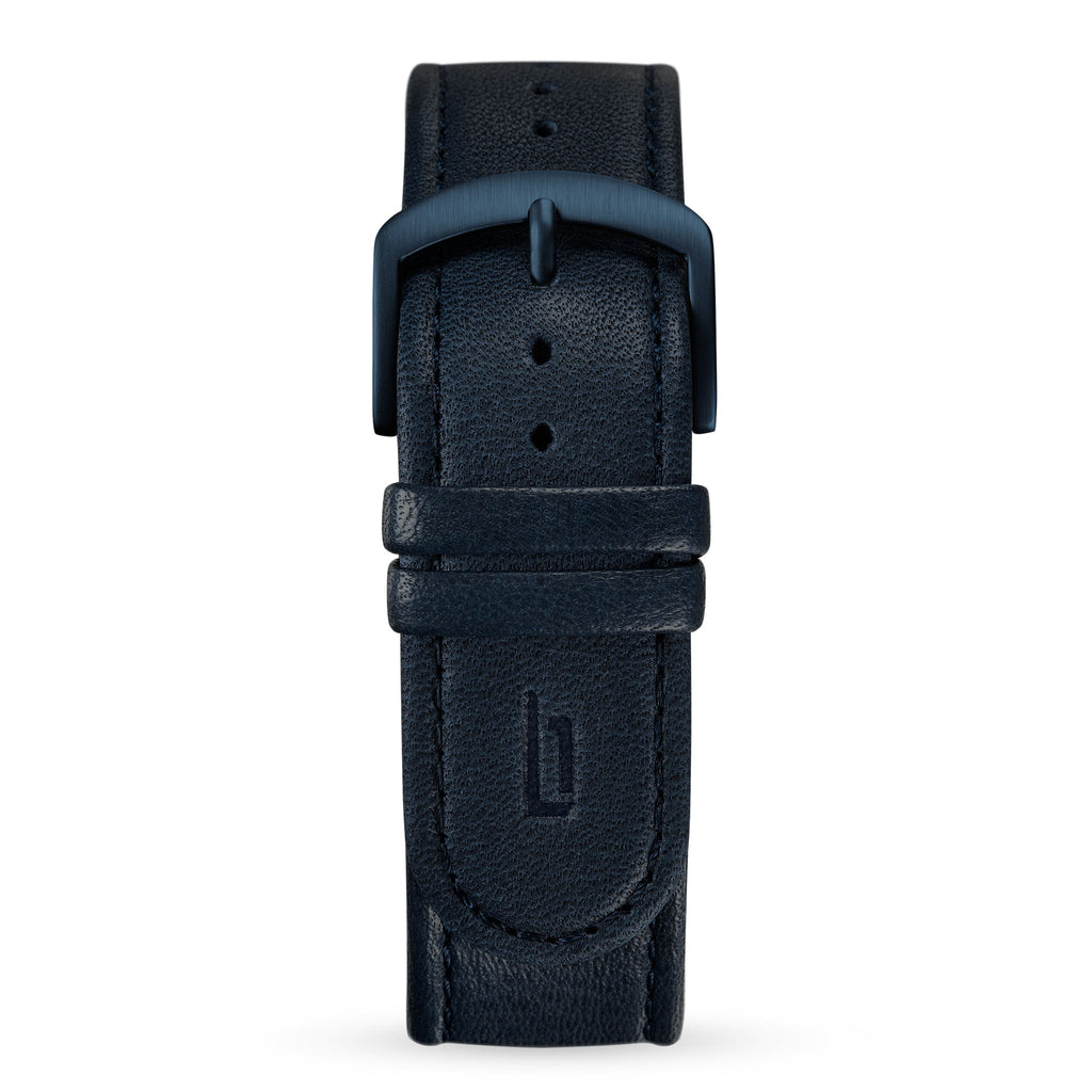 Leather Dark blue Brushed - Lilienthal Berlin