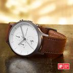 Chronograph – Dark Silver White