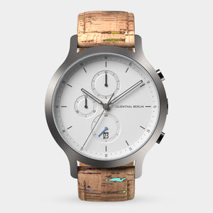 Chronograph – Dark Silver White