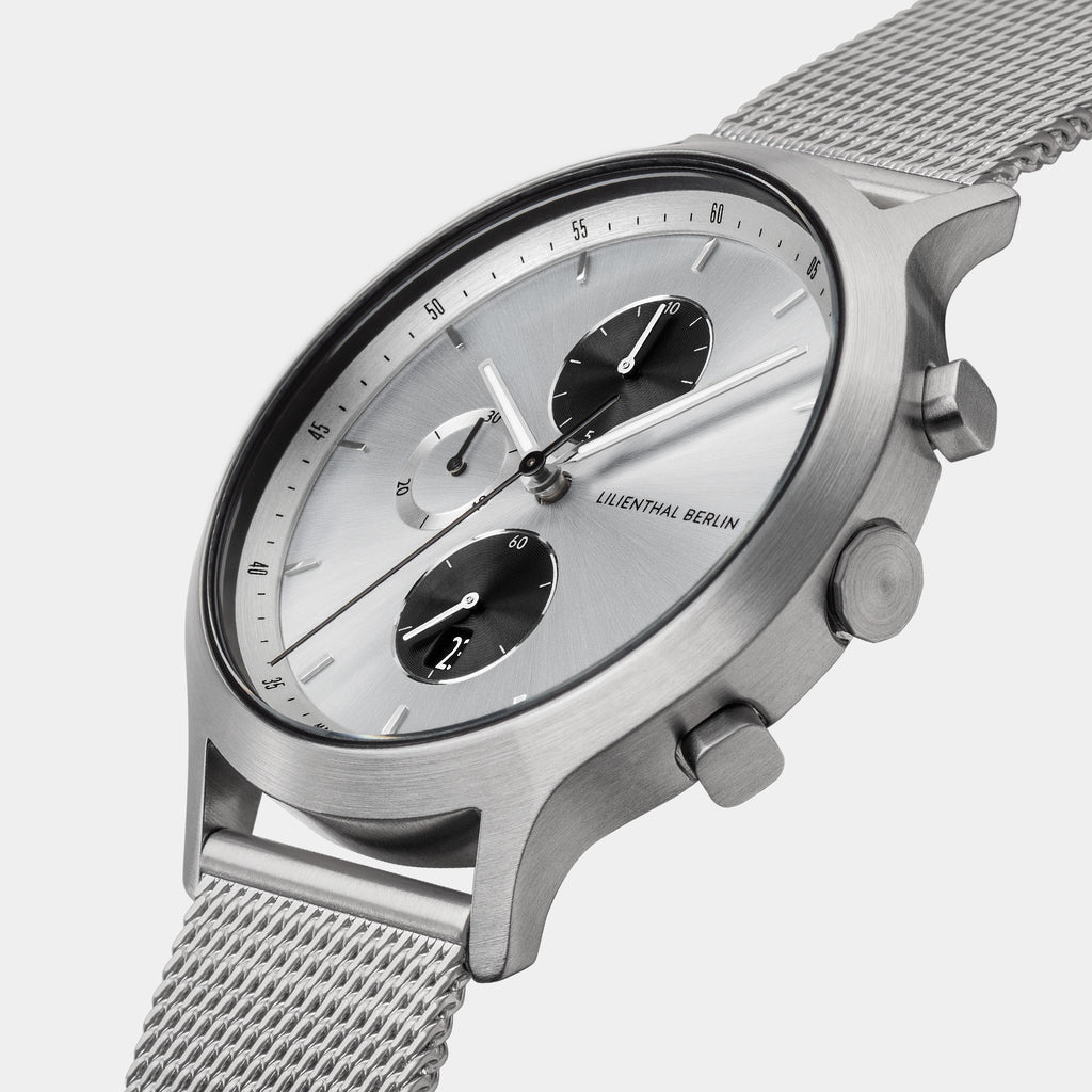 Chronograph – Duality Silver Black