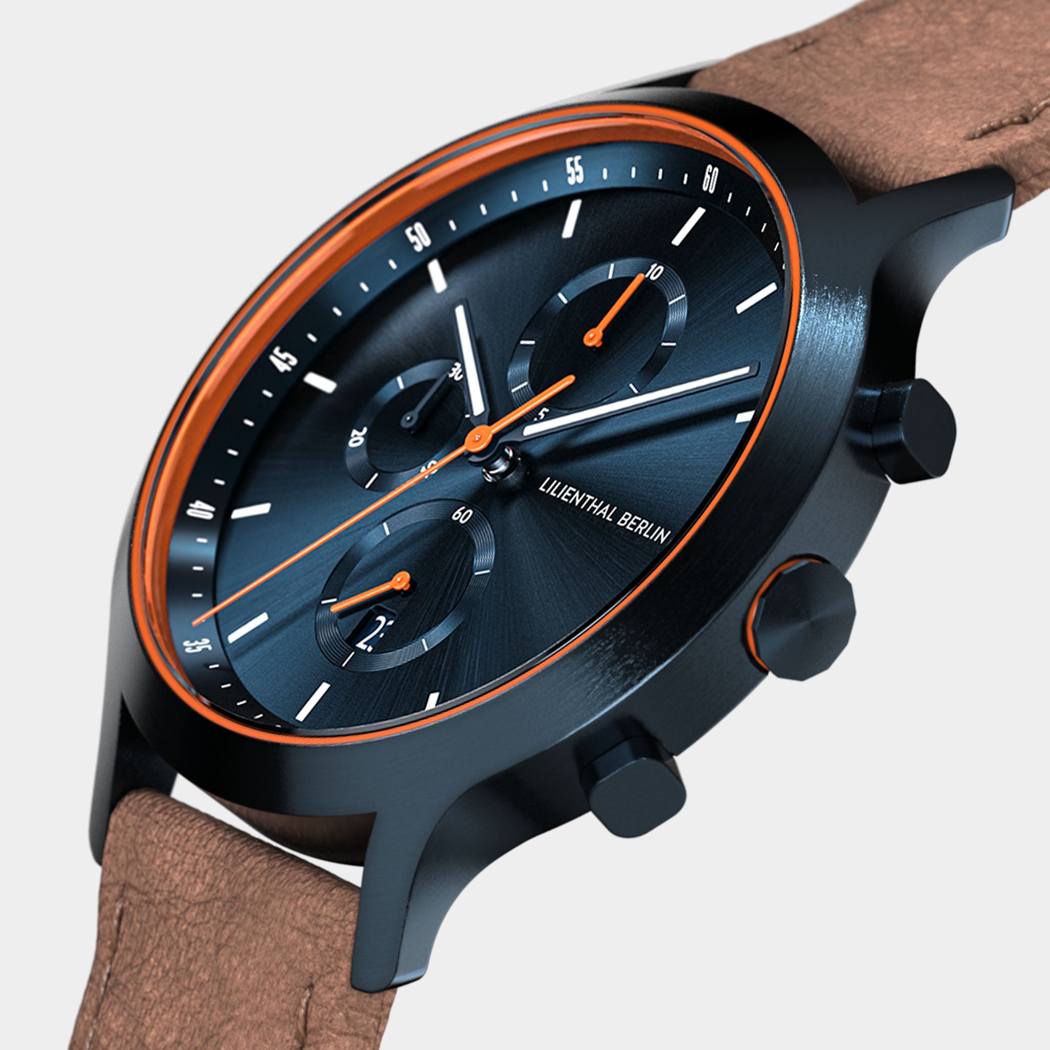 Chronograph – Blue Orange