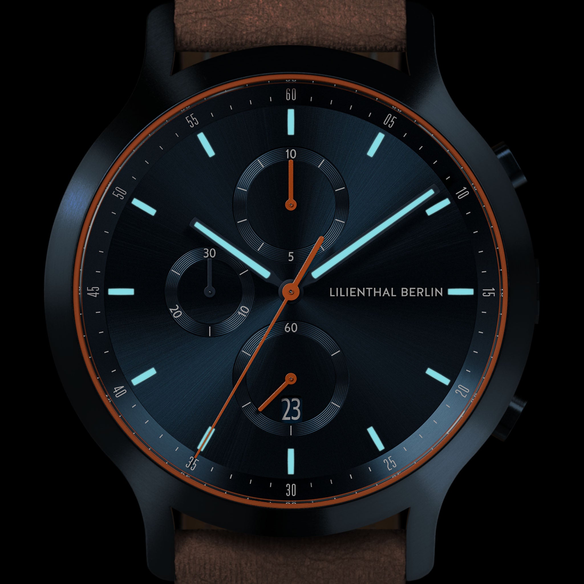 Chronograph – Blue Orange
