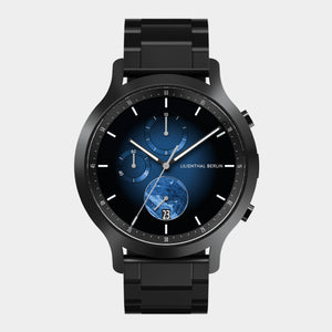 Chronograph Meteorite – Blue Flare