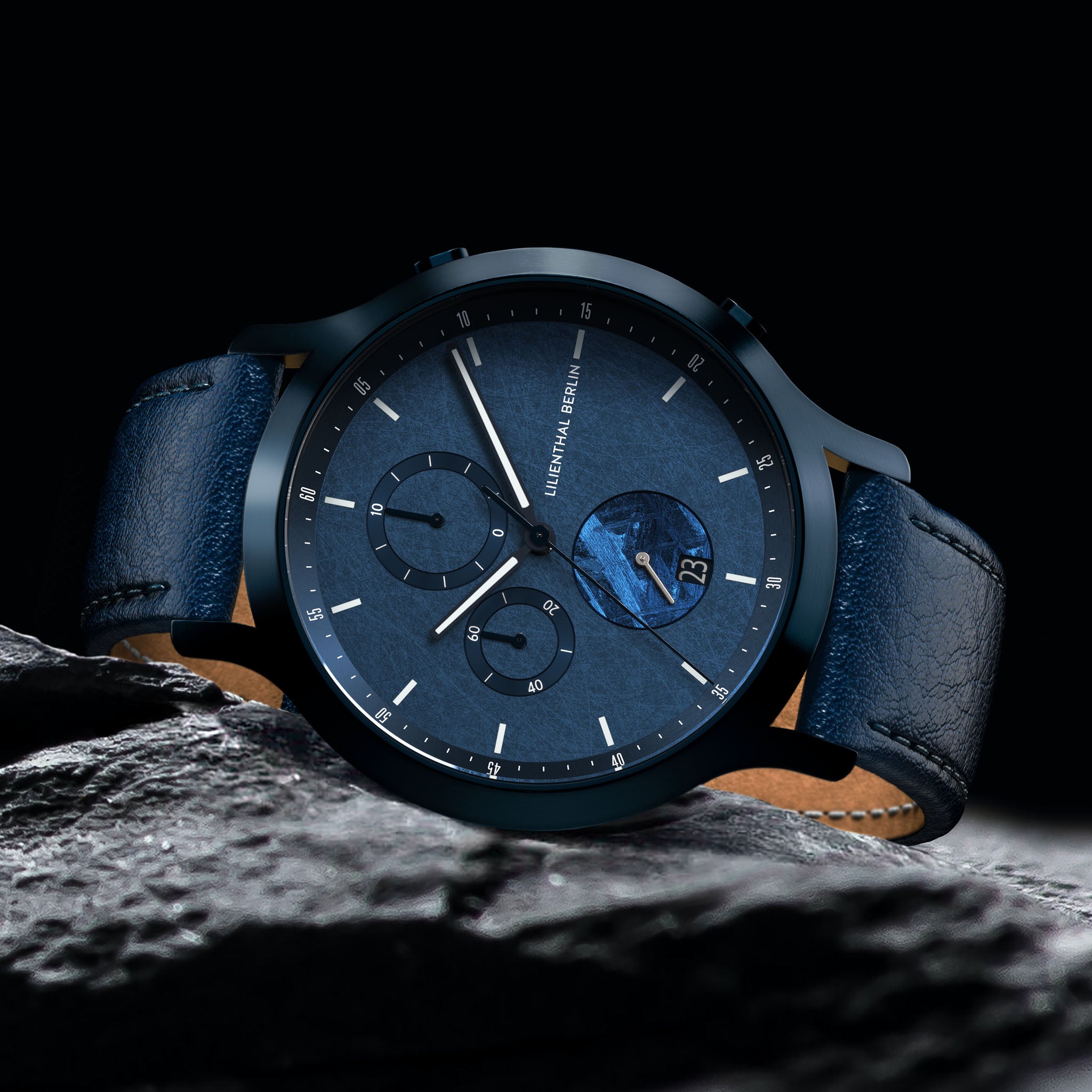 Chronograph Meteorite – Stellar Blue