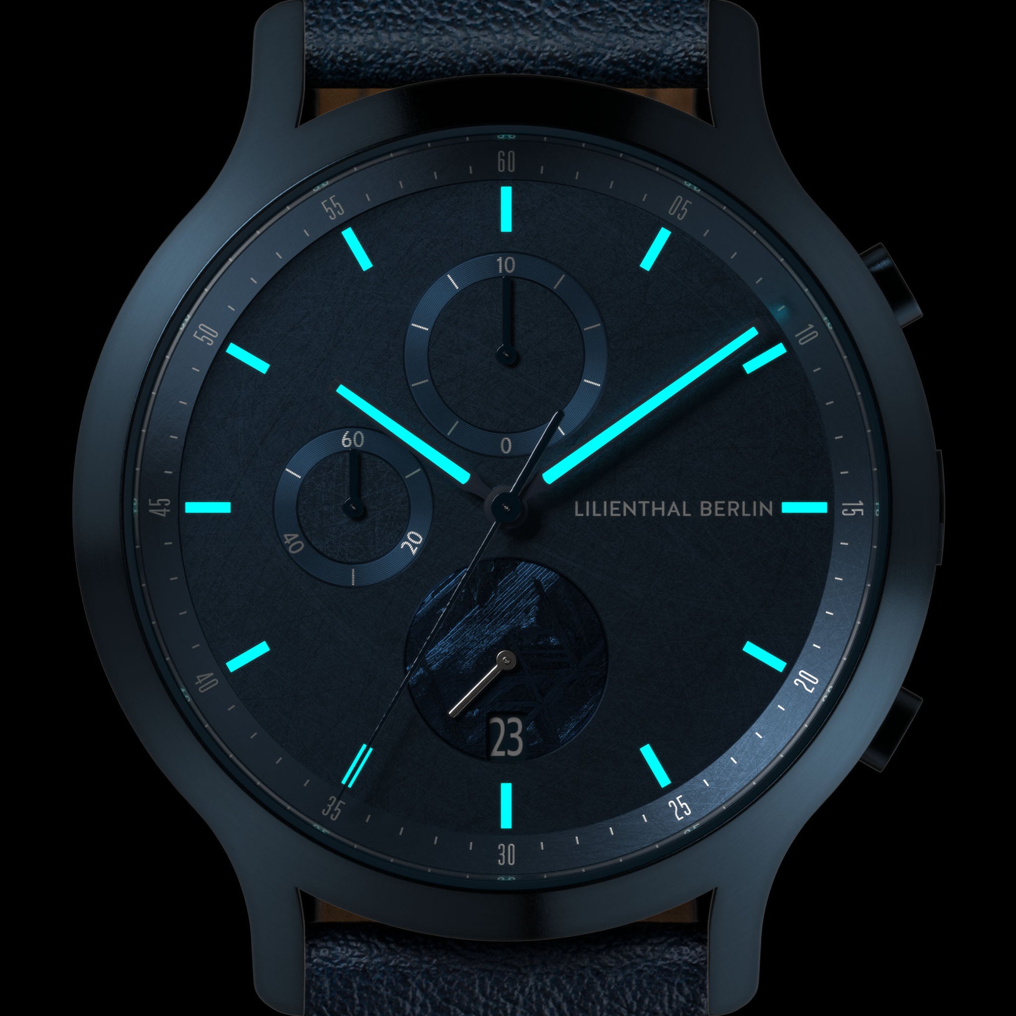 Chronograph Meteorite – Stellar Blue