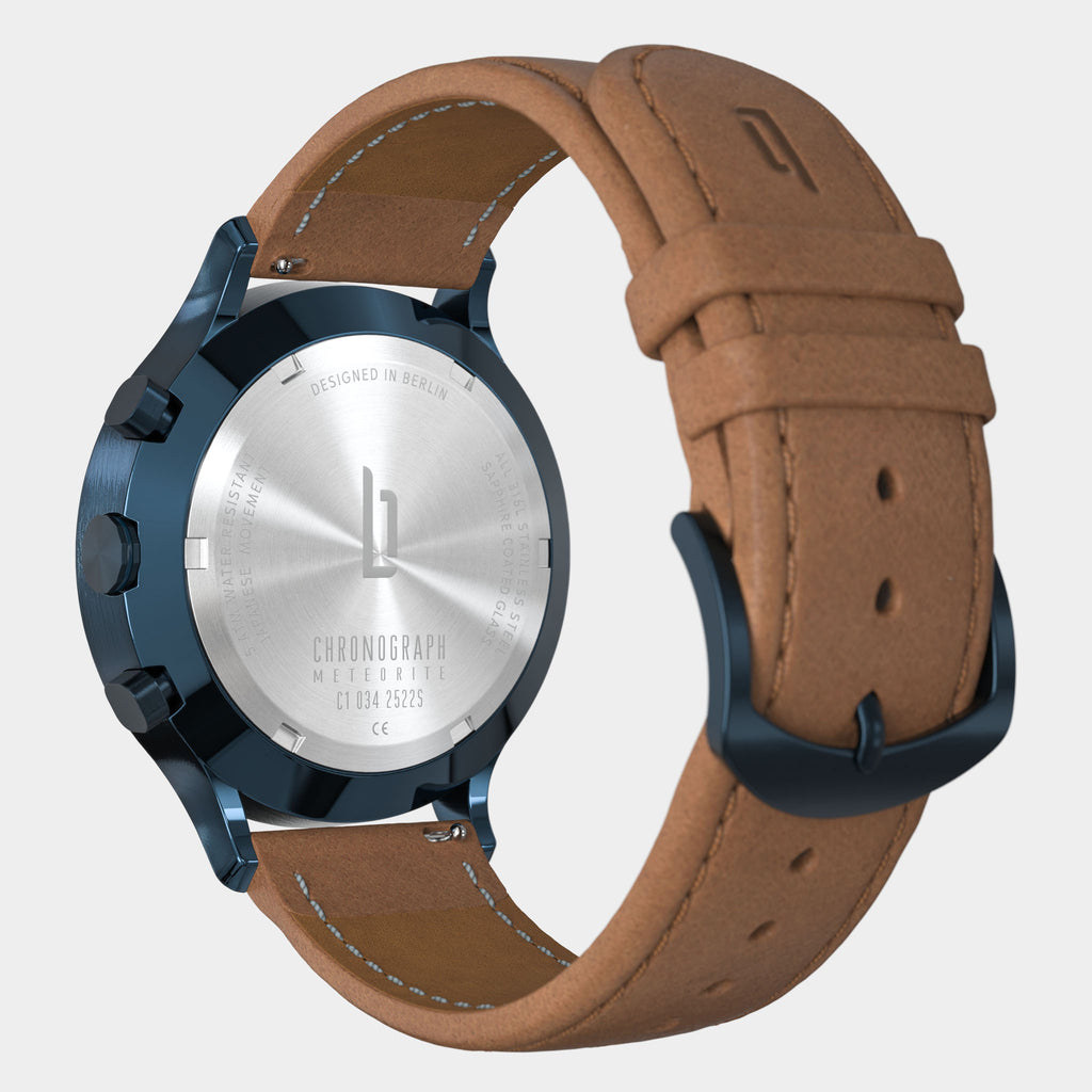 Chronograph Meteorite – Stellar Blue