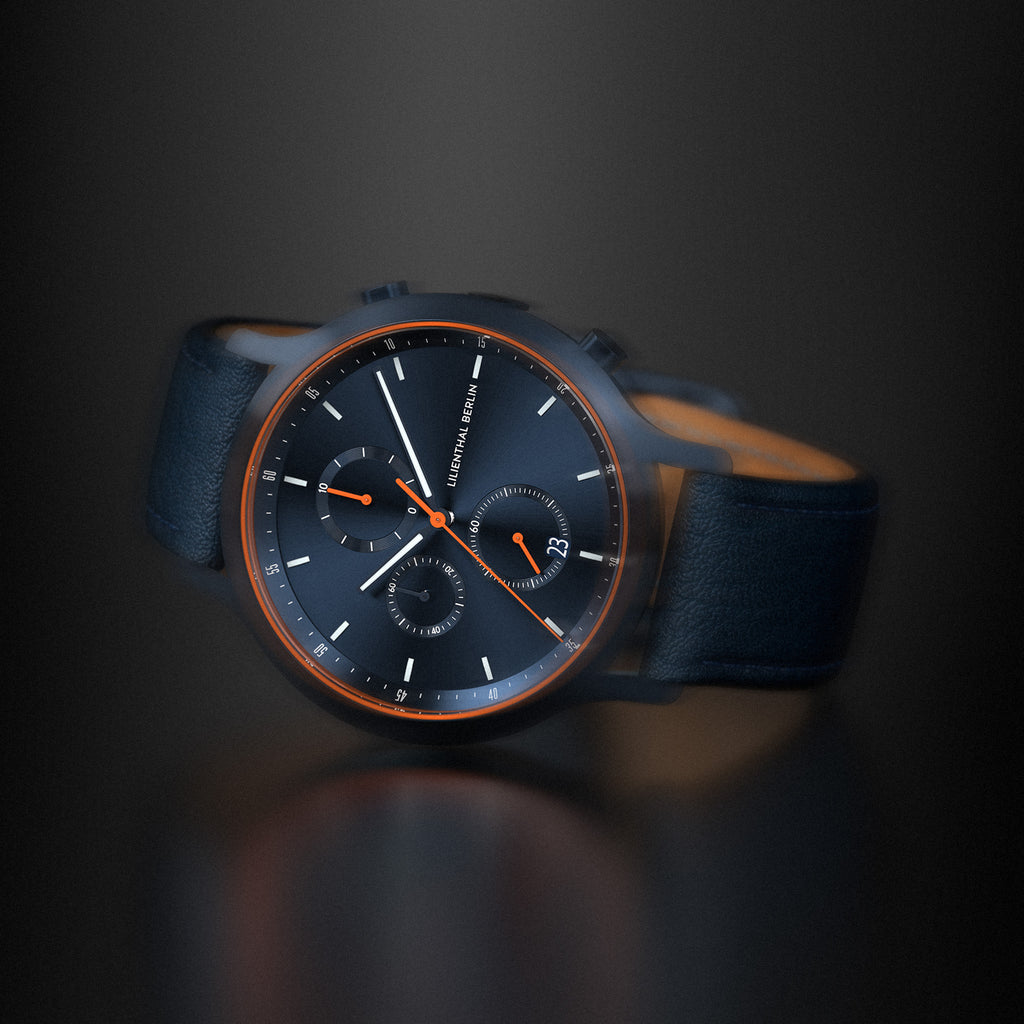 Chronograph – Blue Orange