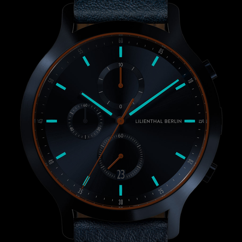 Chronograph – Blue Orange