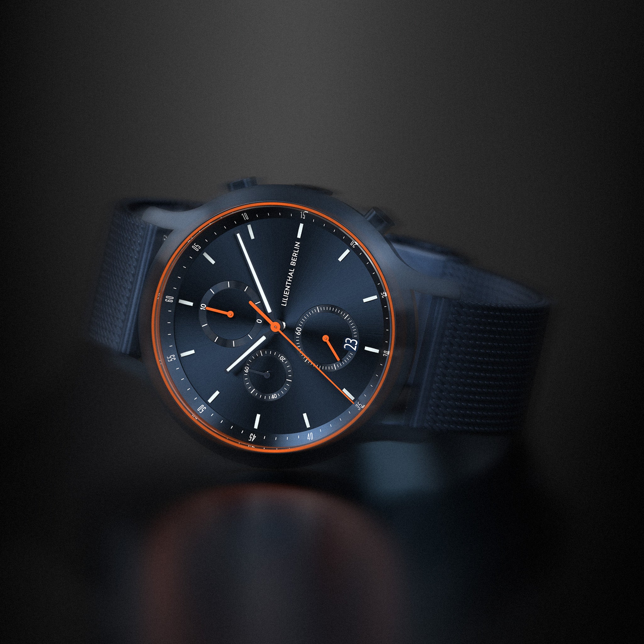 Chronograph – Blue Orange