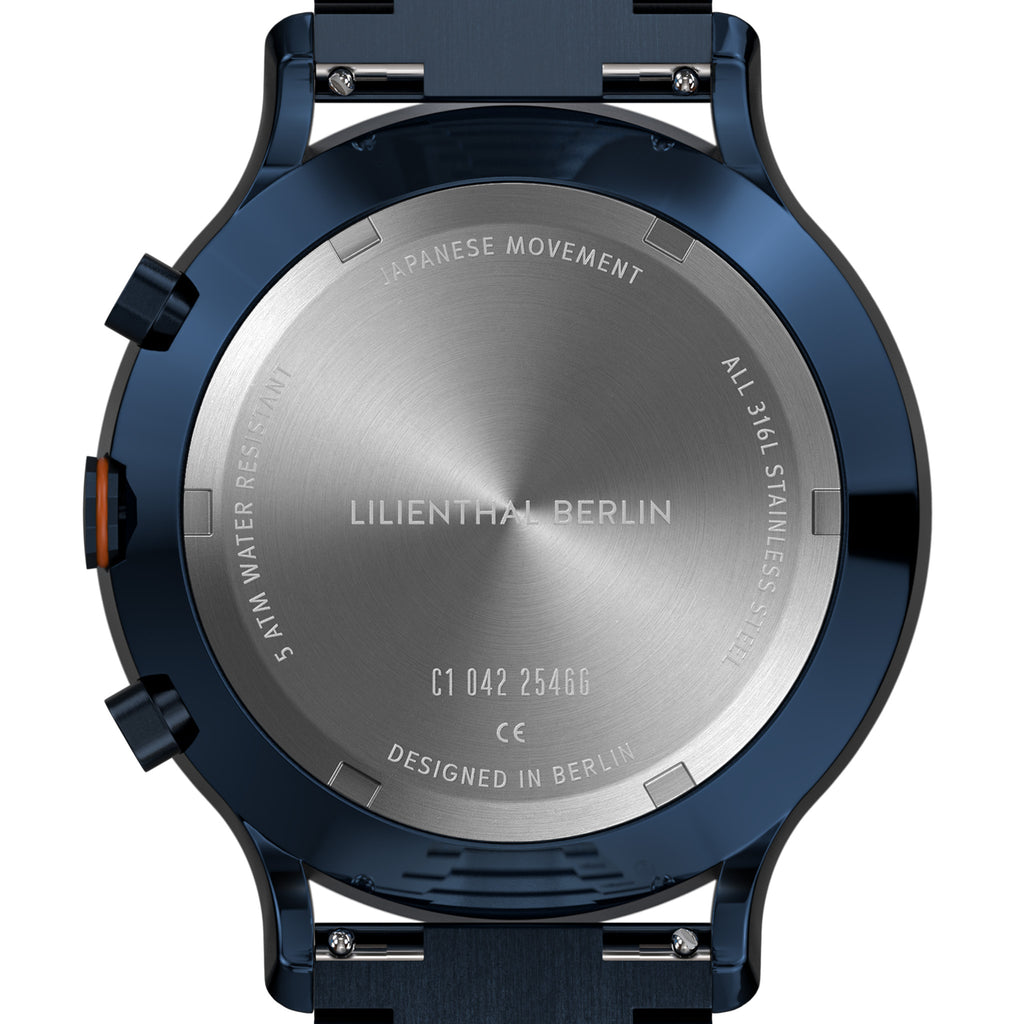Chronograph – Blue Orange