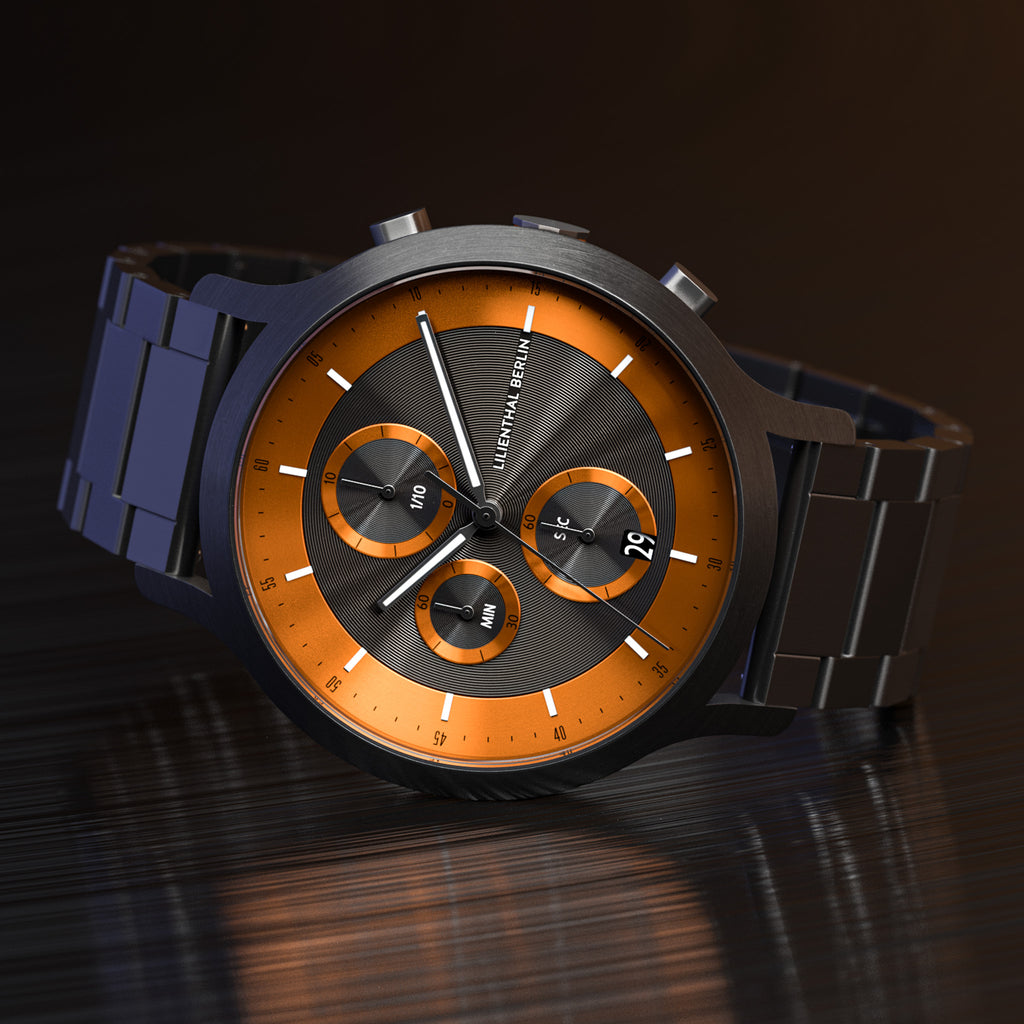 Chronograph LP – Dark Silver Orange