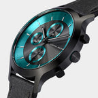 Chronograph LP – Black Cyan