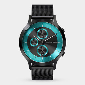 Chronograph LP – Black Cyan