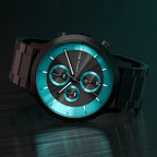 Chronograph LP – Black Cyan