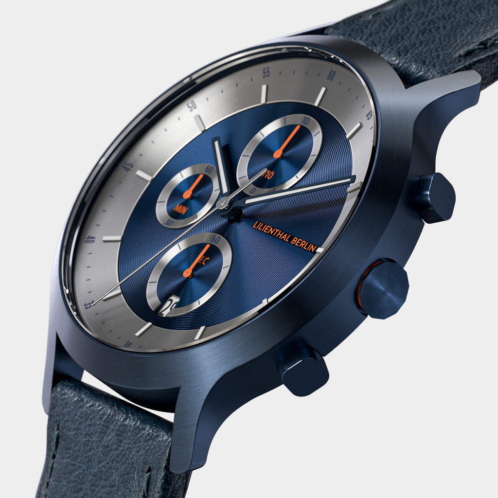 Chronograph LP – Blue Silver