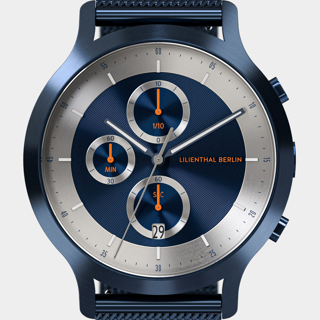 Chronograph LP – Blue Silver