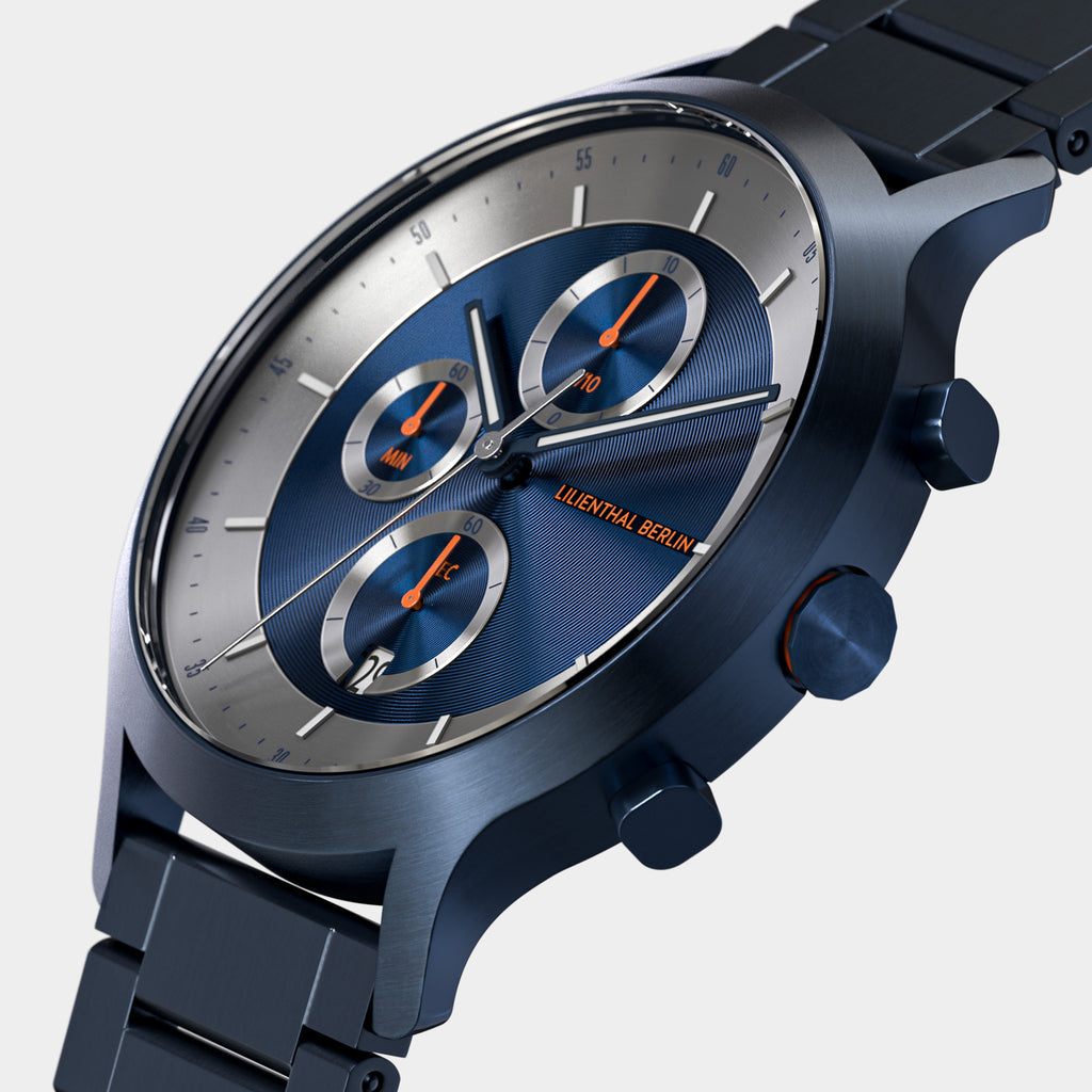 Chronograph LP – Blue Silver