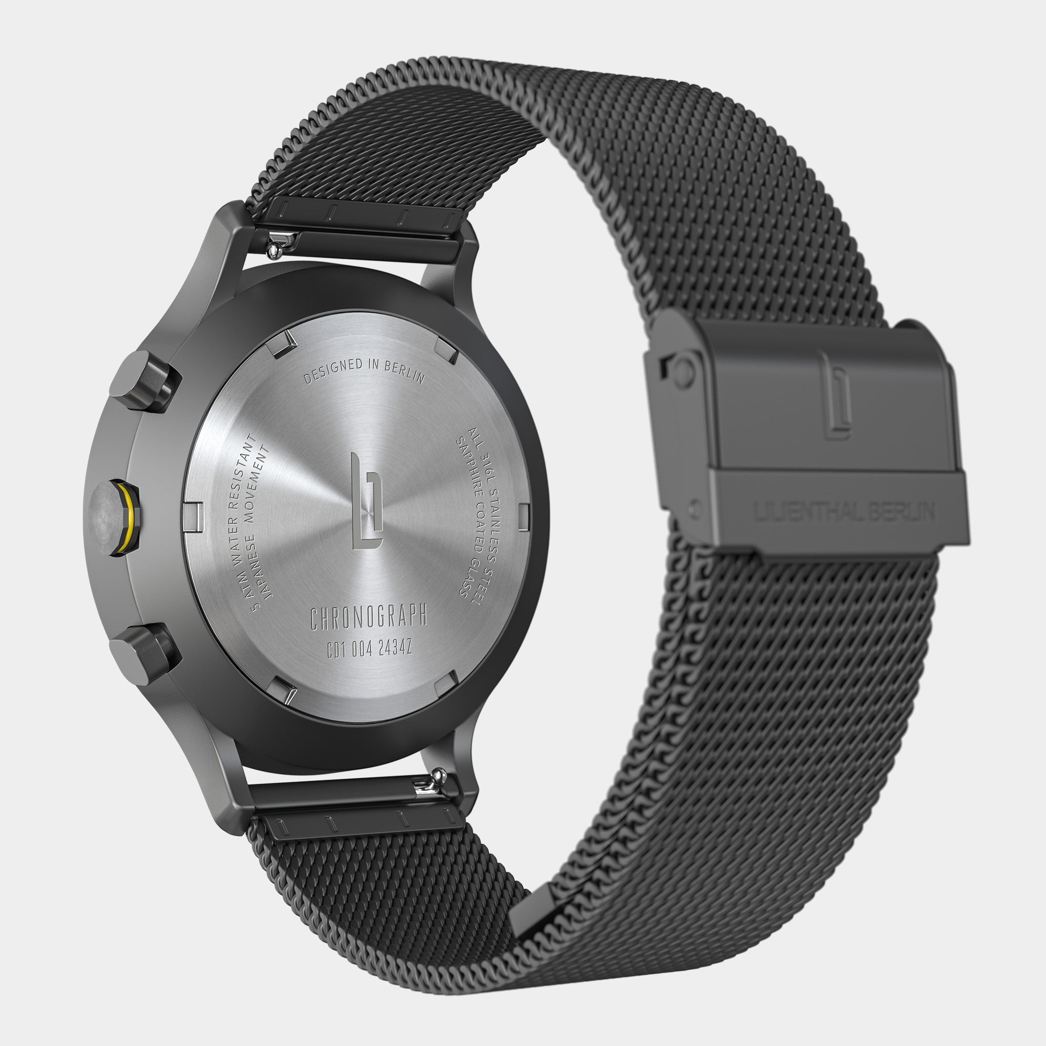 Chronograph LP – Dark Silver White