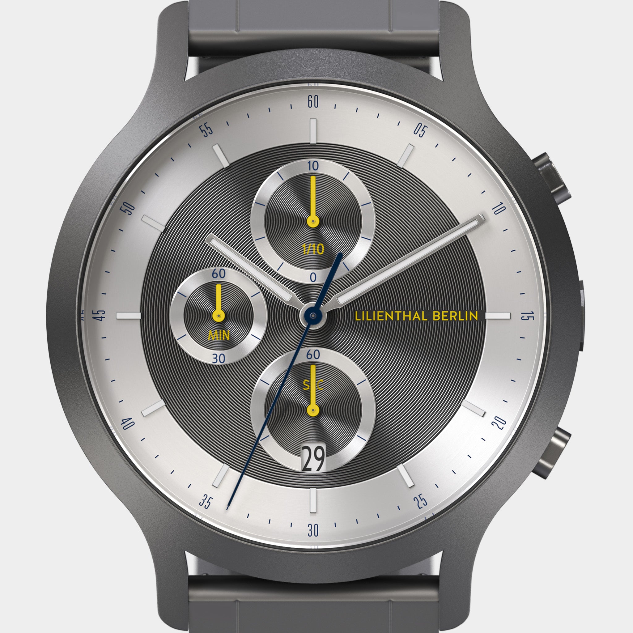 Chronograph LP – Dark Silver White