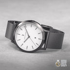 Huxley – Dark Silver White
