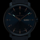 Neolux Day Date Blue Rose Gold - Lilienthal Berlin