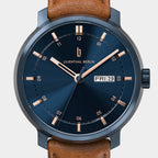Neolux Day Date – Blue Rose Gold