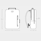 Minimalist Backpack Cactus Leather Khaki - Lilienthal Berlin