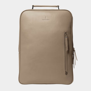 Minimalist Backpack Cactus Leather Sand - Lilienthal Berlin