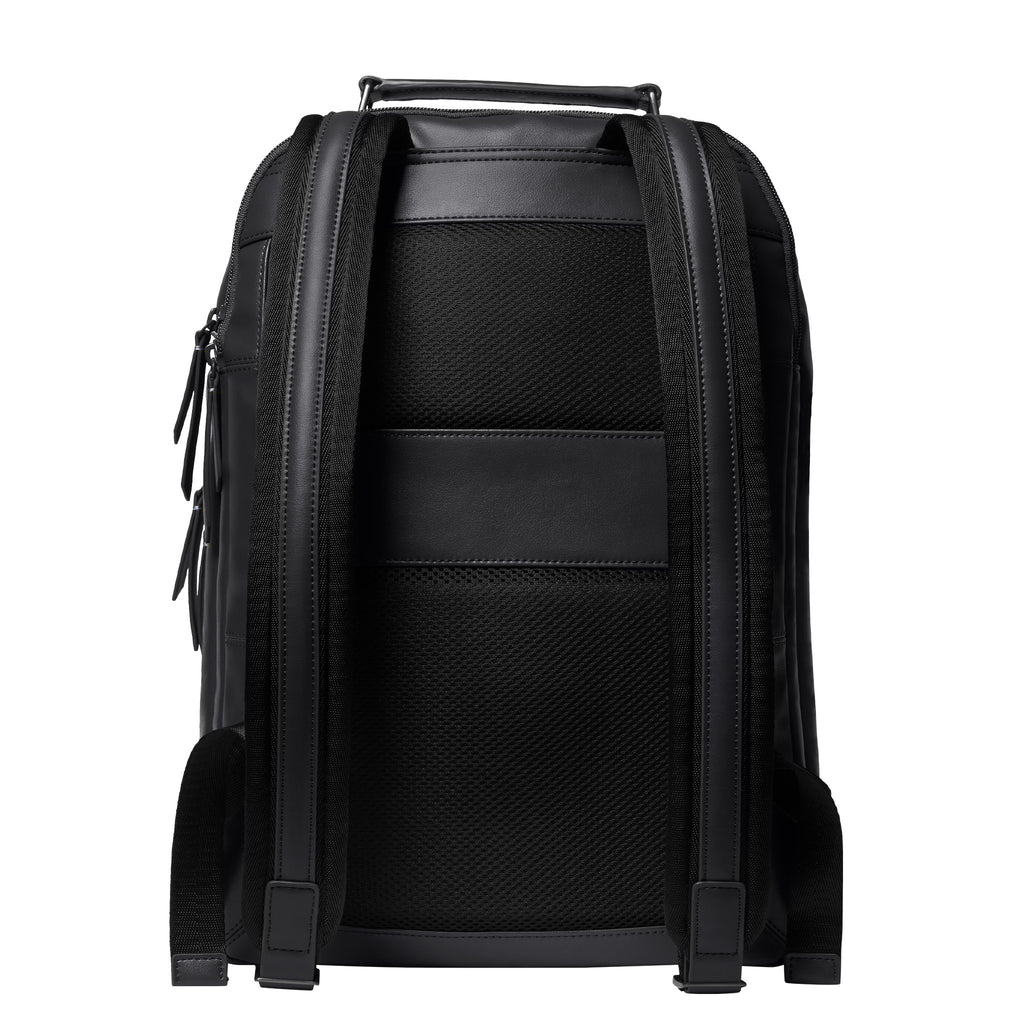 Essential Backpack Cactus Leather Black - Lilienthal Berlin