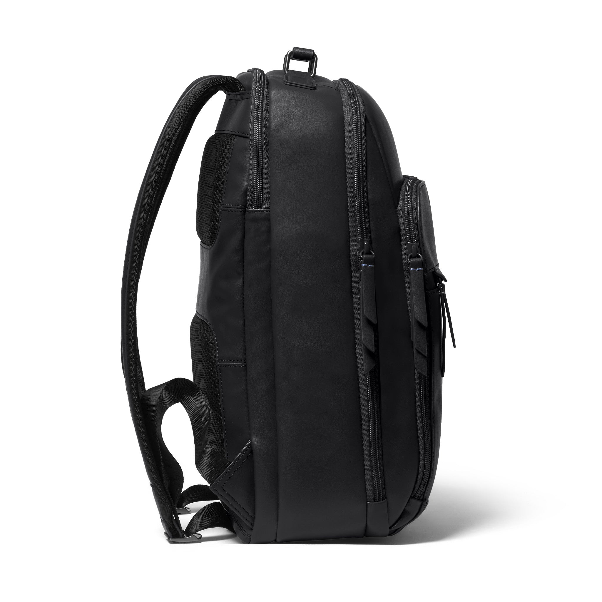 Essential Backpack Cactus Leather Black - Lilienthal Berlin