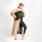 Essential Backpack Cactus Leather Khaki - Lilienthal Berlin