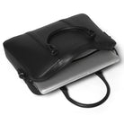 Classic Briefcase Cactus Leather Black - Lilienthal Berlin