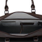 Classic Briefcase Cactus Leather Dark Brown - Lilienthal Berlin