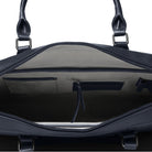 Classic Briefcase Cactus Leather Navy Blue - Lilienthal Berlin