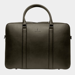 Classic Briefcase Cactus Leather Khaki - Lilienthal Berlin