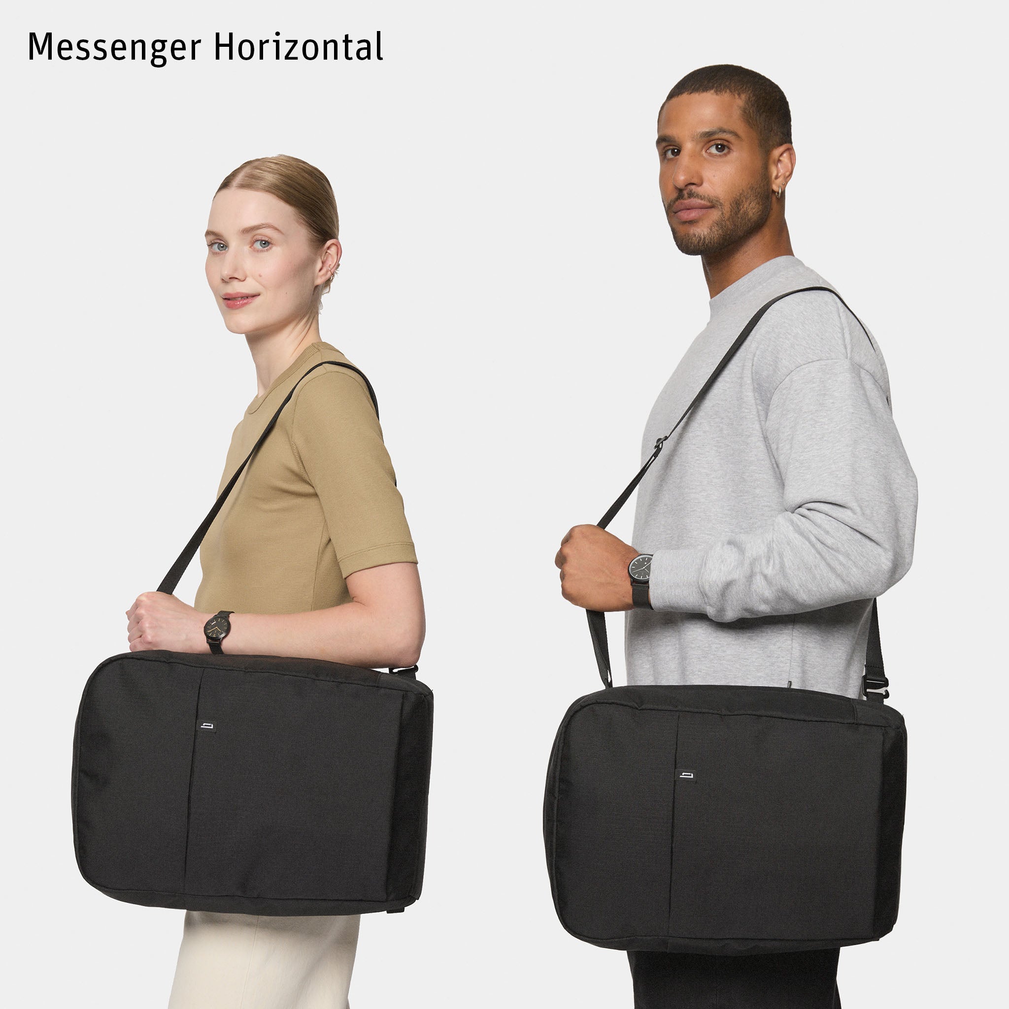 Urbaneer 3-in-1 Daypack Recycled Polyester Black - Lilienthal Berlin