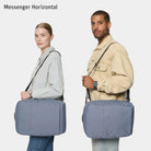 Urbaneer 3-in-1 Daypack Recycled Polyester Slate Blue - Lilienthal Berlin