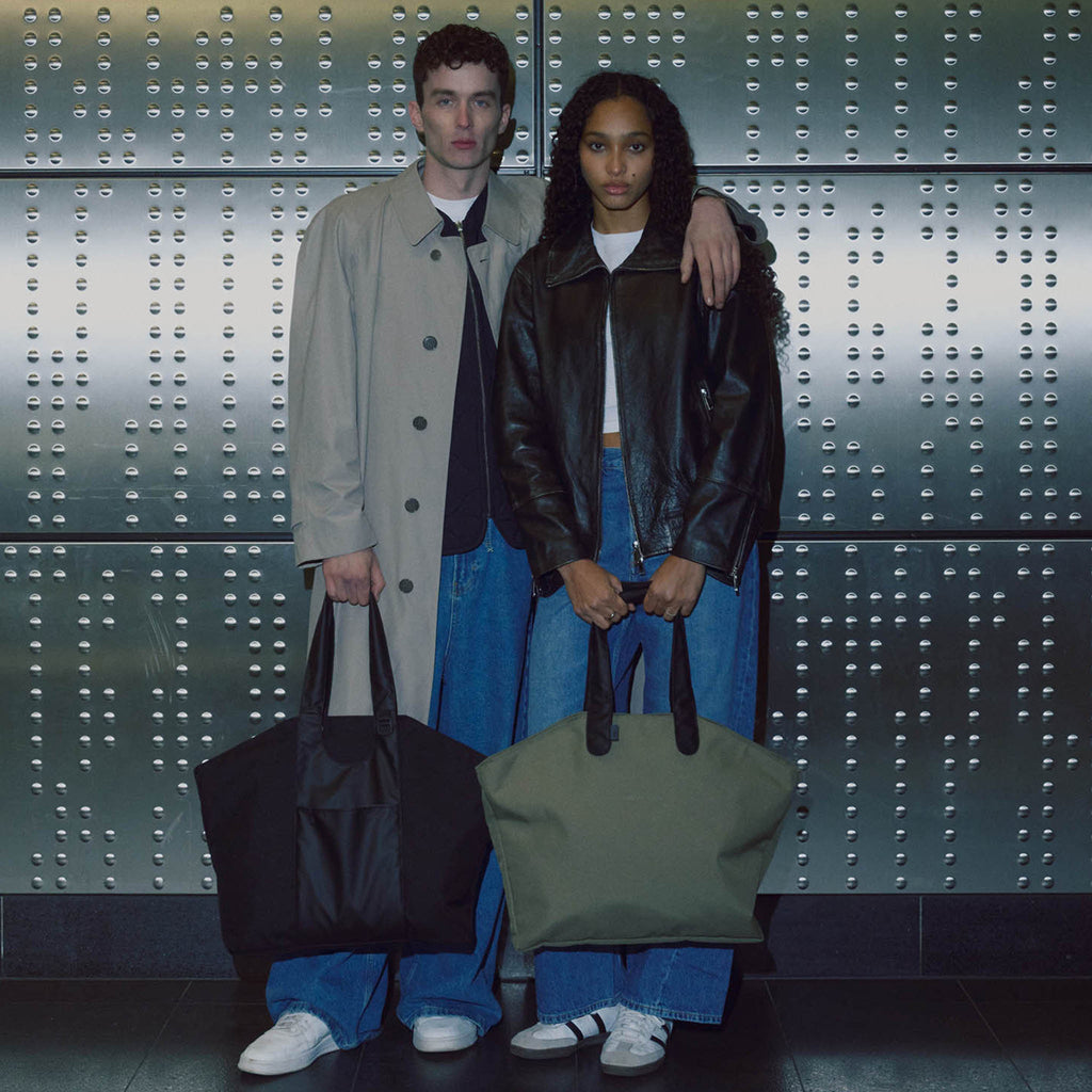 Tote Bag Recycled Polyester Olive Green - Lilienthal Berlin