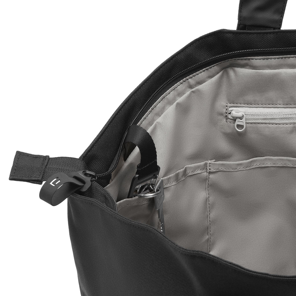 Tote Bag Recycled Polyester Black - Lilienthal Berlin