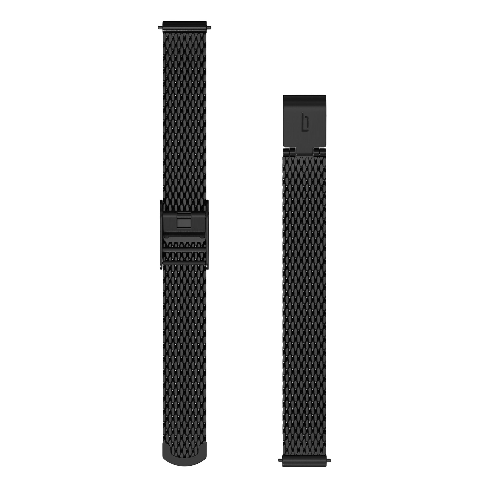 Mesh Strap – Black Brushed