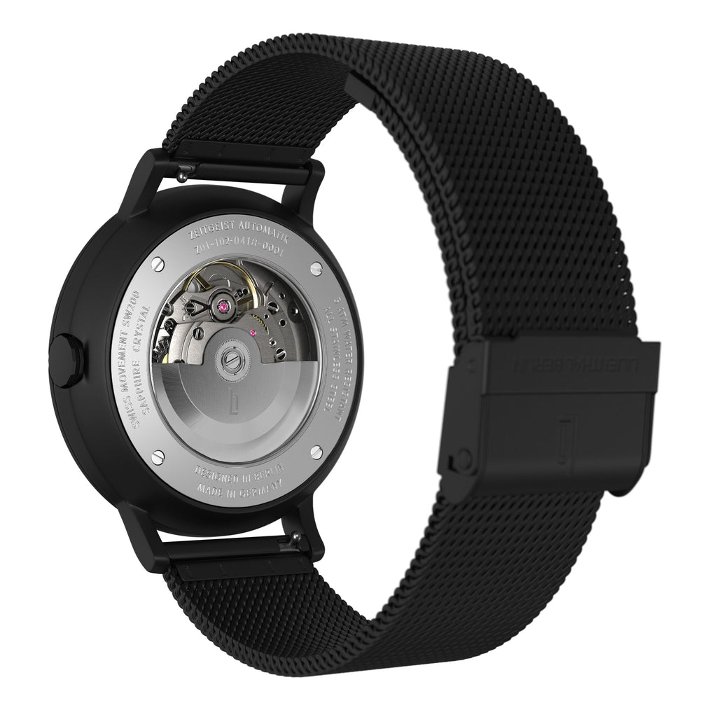 Zeitgeist Automatik All Black - Lilienthal Berlin