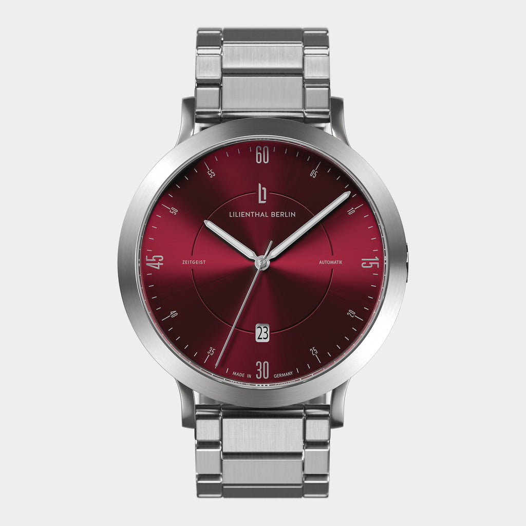 Zeitgeist Automatik Silver Bordeaux - Lilienthal Berlin