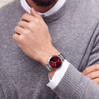 Zeitgeist Automatik – Silver Bordeaux