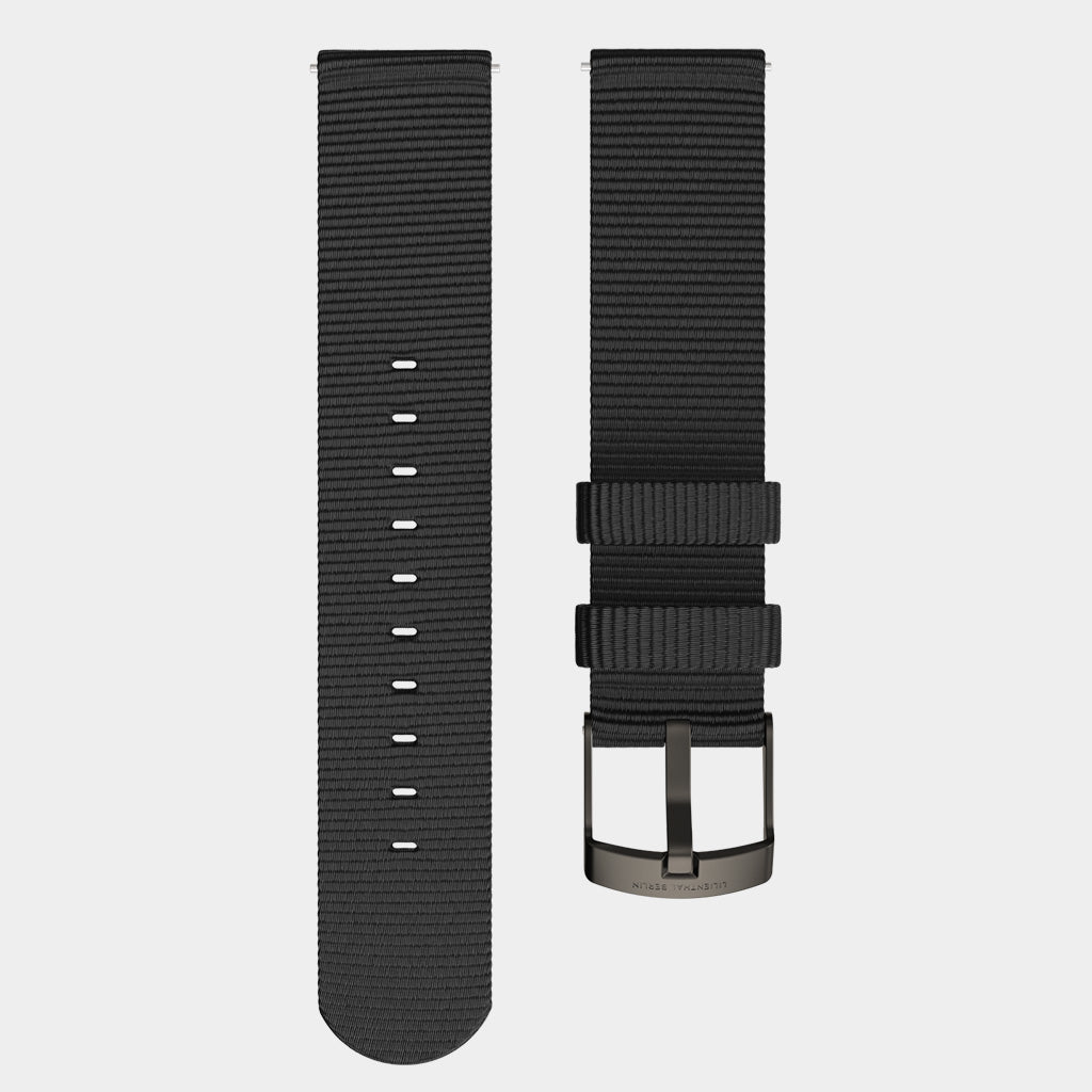 Textile Strap – Black Matte