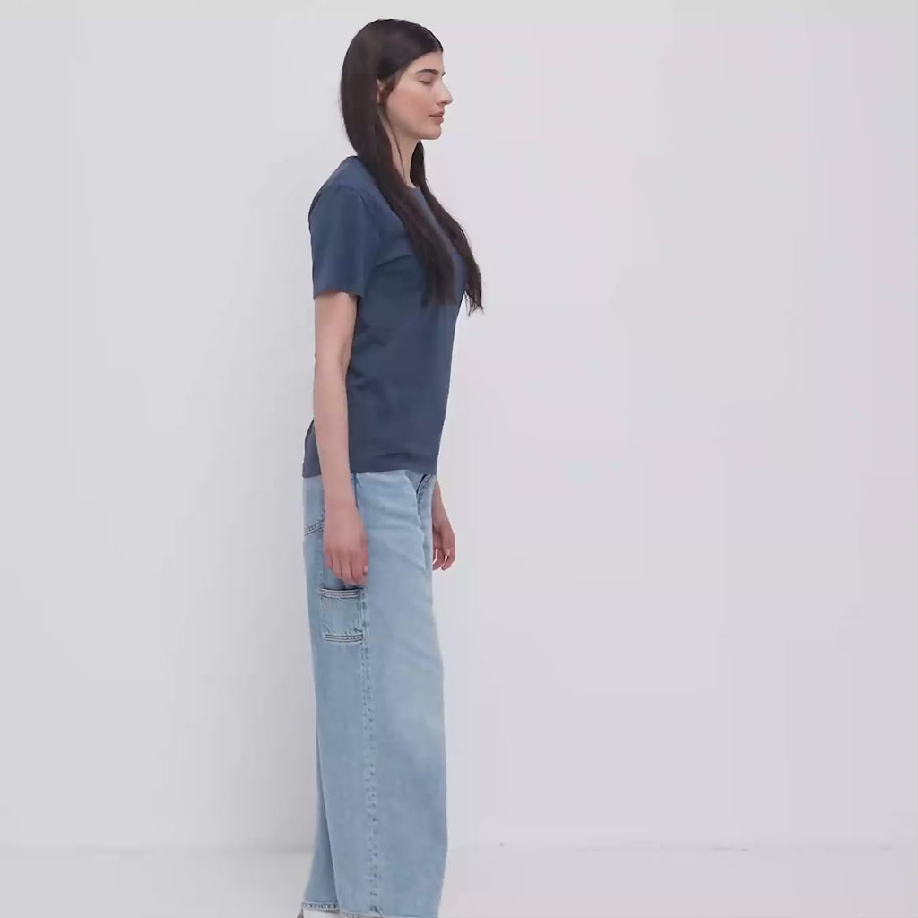 Circular T-Shirt – Navy